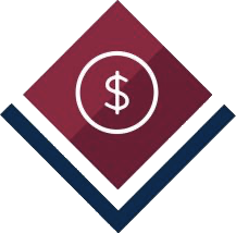 Dollar Value Diamond Graphic